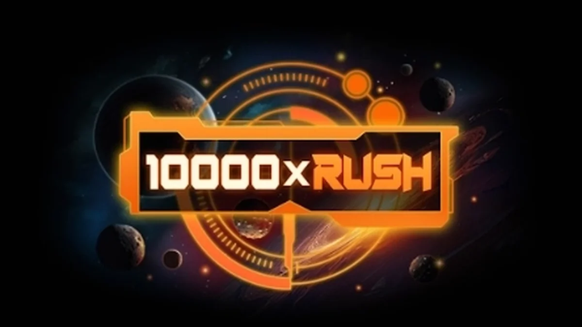 Tampilan antarmuka slot 10000 x Rush dengan nuansa klasik